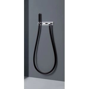 GESSI Tube d'eau Kneipp - Kit prêt à installer, noir, avec tête de douche, vanne d'arrêt, support et coude de raccord - Publicité GESSI Tube d'eau Kneipp - Kit prêt à installer, noir, avec tête de douche, vanne d'arrêt, support et coude de raccord - Publicité