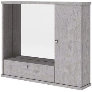WEBMARKETPOINT Modelo Espejo de baño - Mueble de madera moderna - 73x14cm WEBMARKETPOINT Modelo Espejo de baño - Mueble de madera moderna - 73x14cm