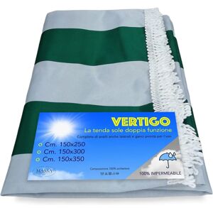 TEX FAMILY - Tenda regolabile verde e bianco impermeabile - Tende TEX FAMILY - Tenda regolabile verde e bianco impermeabile - Tende