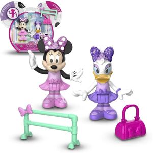 Poupées articulées Disney Junior Minnie et Daisy 8cm - Figurines - Publicité Poupées articulées Disney Junior Minnie et Daisy 8cm - Figurines - Publicité