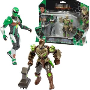 Gormiti - Ensemble de 2 figurines articulées - 15cm - Vert - Publicité Gormiti - Ensemble de 2 figurines articulées - 15cm - Vert - Publicité