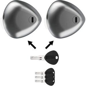 Serrure Blackstone Silver pour vans - 2 verrous + 4 clés - Publicité Serrure Blackstone Silver pour vans - 2 verrous + 4 clés - Publicité