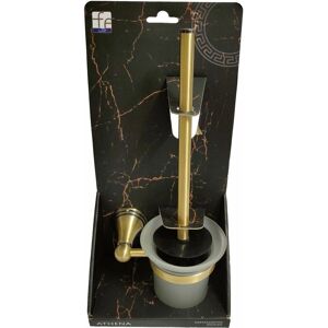Soporte para escobilla Athena de pared - Accesorio de baño de bronce Soporte para escobilla Athena de pared - Accesorio de baño de bronce