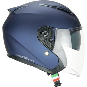 Casque moto jet CGM 136A Dna Mono Bleu - Casque de moto - Publicité Casque moto jet CGM 136A Dna Mono Bleu - Casque de moto - Publicité