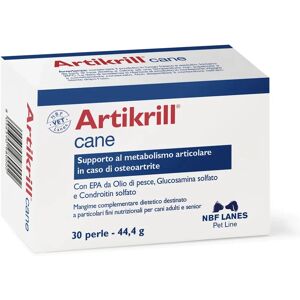 N.B.F. Lanes Srl Artikrill Cane 30 Perle - Integratore per cani N.B.F. Lanes Srl Artikrill Cane 30 Perle - Integratore per cani