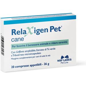 N.B.F. Lanes Srl Relaxigen Pet Integratore Antistress - 20 Compresse N.B.F. Lanes Srl Relaxigen Pet Integratore Antistress - 20 Compresse