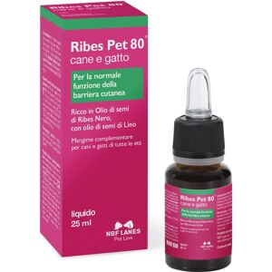 N.B.F. Lanes Srl Ribes Pet 80 Gocce - Supporto Pelle e Mantello N.B.F. Lanes Srl Ribes Pet 80 Gocce - Supporto Pelle e Mantello