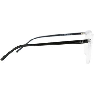 Ray-Ban RX7185 Unisex Transparent Square Eyeglasses - Eyeglasses Ray-Ban RX7185 Unisex Transparent Square Eyeglasses - Eyeglasses