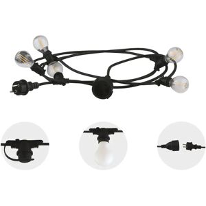 BigMat Catenaria luminosa nera da 5m con 5 portalampade E27 - Catenaria luminosa BigMat Catenaria luminosa nera da 5m con 5 portalampade E27 - Catenaria luminosa