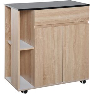 Carrello da Cucina Moderno Homcom con Cassetti Carrello da Cucina Moderno Homcom con Cassetti