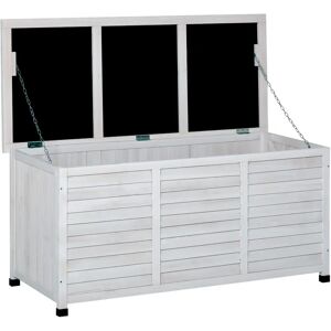 Panca da giardino Outsunny - Legno di abete resistente all'acqua - 127x56x60cm Panca da giardino Outsunny - Legno di abete resistente all'acqua - 127x56x60cm
