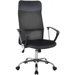 Sedia da Ufficio HOMCOM con Altezza Regolabile - Seduta in Mesh Ergonomica Sedia da Ufficio HOMCOM con Altezza Regolabile - Seduta in Mesh Ergonomica