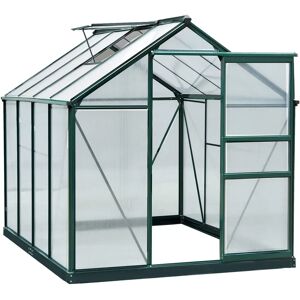 Serra da Giardino Outsunny - Alluminio, Vetro, 190x252x201cm Serra da Giardino Outsunny - Alluminio, Vetro, 190x252x201cm