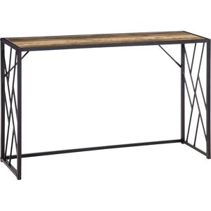 HOMCOM Tavolo Consolle Stile Industriale - 120x35x75cm - Marrone HOMCOM Tavolo Consolle Stile Industriale - 120x35x75cm - Marrone