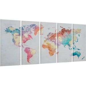 HOMCOM Arte murale - 5 pezzi, 80x40cm, Multicolore HOMCOM Arte murale - 5 pezzi, 80x40cm, Multicolore