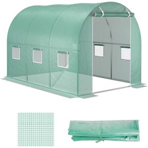 Copertura per Serra Outsunny - 3x2x2 m, 12 Finestre, Porta con Cerniera Copertura per Serra Outsunny - 3x2x2 m, 12 Finestre, Porta con Cerniera