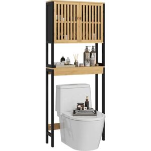 Armadio portaoggetti bagno Homcom - Bambù naturale, 60x21.5x172cm Armadio portaoggetti bagno Homcom - Bambù naturale, 60x21.5x172cm