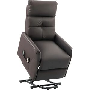 Poltrona reclinabile marrone Homcom con massaggi e riscaldamento Poltrona reclinabile marrone Homcom con massaggi e riscaldamento