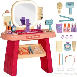 Aiyaplay - Tavolo Toeletta Bambine 3-6 - Rosa - 55x29x71 cm - Dressing Table Aiyaplay - Tavolo Toeletta Bambine 3-6 - Rosa - 55x29x71 cm - Dressing Table