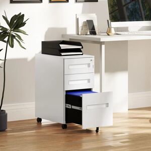 Vinsetto Armadio in Acciaio - 30x43.5x60 cm - Bianco - Ufficio Vinsetto Armadio in Acciaio - 30x43.5x60 cm - Bianco - Ufficio