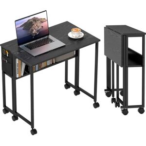 HOMCOM Scrivania Pieghevole Salvaspazio a Ribalta - Scrivania HOMCOM Scrivania Pieghevole Salvaspazio a Ribalta - Scrivania