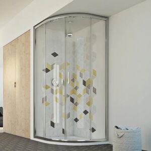 Box doccia semicircolare Idralite Evolution 70x90cm Box doccia semicircolare Idralite Evolution 70x90cm