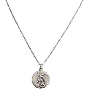 Médaille de Saint Michel - Argent 925 avec Chaîne - Publicité Médaille de Saint Michel - Argent 925 avec Chaîne - Publicité