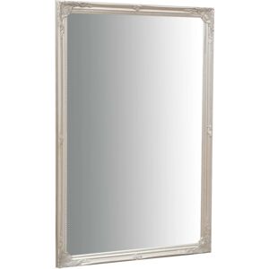 Biscottini Antique Silver Wall Mirror - Wall Mount Rectangle 60x90cm Biscottini Antique Silver Wall Mirror - Wall Mount Rectangle 60x90cm
