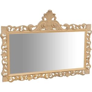 BISCOTTINI Wall Mirror - Rustic Vintage, 150x110 cm, Made in Italy BISCOTTINI Wall Mirror - Rustic Vintage, 150x110 cm, Made in Italy
