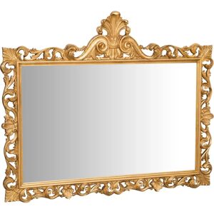 Biscottini Vintage Gold Wall Mirror - Wall-Mounted Decor Biscottini Vintage Gold Wall Mirror - Wall-Mounted Decor