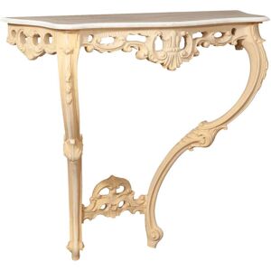 Biscottini Wooden Console Table - 87x84x33 cm - Made in Italy Biscottini Wooden Console Table - 87x84x33 cm - Made in Italy