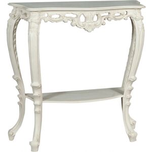 Biscottini White Shabby Entryway Console - Italian Craftsmanship Biscottini White Shabby Entryway Console - Italian Craftsmanship