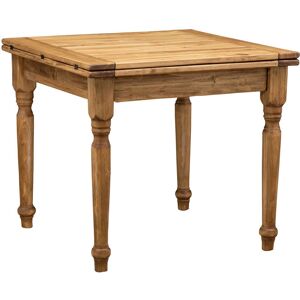 BISCOTTINI Mesa de comedor de nogal extensible de madera maciza - Mesa de comedor BISCOTTINI Mesa de comedor de nogal extensible de madera maciza - Mesa de comedor