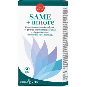 Erba Vita Umore + SAMe - Integratore per il benessere mentale Erba Vita Umore + SAMe - Integratore per il benessere mentale