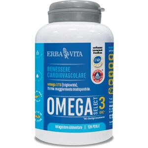 Erba Vita Omega Select 3 UHC 120 Perle - Integratore alimentare Erba Vita Omega Select 3 UHC 120 Perle - Integratore alimentare