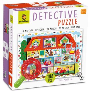 Ludattica Detect My House Puzzle - Educativo, Multicolore, Include Lente d'Ingrandimento Ludattica Detect My House Puzzle - Educativo, Multicolore, Include Lente d'Ingrandimento