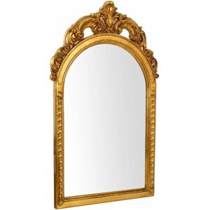 Florentine Gold Leaf Wall Mirror - Vintage Decor 86x52cm Florentine Gold Leaf Wall Mirror - Vintage Decor 86x52cm