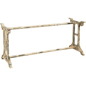 Biscottini - Rustic Iron Garden Table Base - Supports Heavy Surfaces Biscottini - Rustic Iron Garden Table Base - Supports Heavy Surfaces