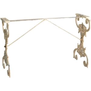 Biscottini - Heavy Cast Iron Garden Table Base - Interior & Exterior Support Biscottini - Heavy Cast Iron Garden Table Base - Interior & Exterior Support