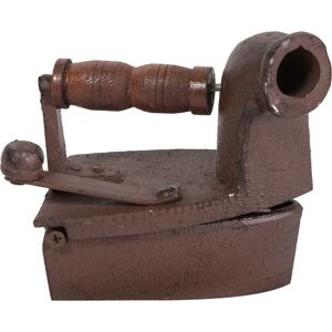 Unknown - Ferro da stiro a carbone - Dims 13x12x8.5 cm - Cast iron with wooden handle - Decorative iron Unknown - Ferro da stiro a carbone - Dims 13x12x8.5 cm - Cast iron with wooden handle - Decorative iron