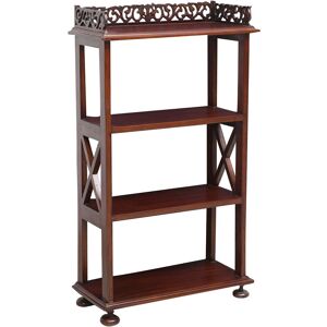 Biscottini - Etajera mahogany - 52x23x93 cm - Walnut finish - Shelf Biscottini - Etajera mahogany - 52x23x93 cm - Walnut finish - Shelf