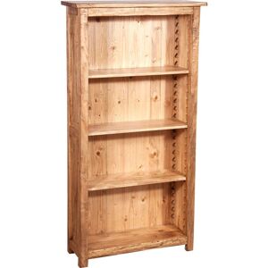 Biscottini - Kleine Country-Bücherregal aus massivem Lindenholz natur geölt 68x25x130 cm - Bücherregal Biscottini - Kleine Country-Bücherregal aus massivem Lindenholz natur geölt 68x25x130 cm - Bücherregal