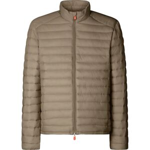 Save The Duck Alexander Beige Casual Nylonjakke - Dyrevenlig Save The Duck Alexander Beige Casual Nylonjakke - Dyrevenlig