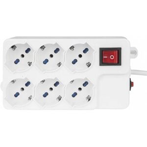Vultech MU-03 Mehrfachsteckdose - 6 Steckdosen, Überlastschutz Vultech MU-03 Mehrfachsteckdose - 6 Steckdosen, Überlastschutz