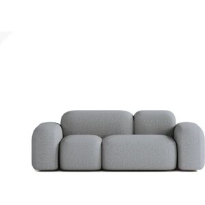 Sofá 2 plazas gris oscuro - Muebles modulares modernos Sofá 2 plazas gris oscuro - Muebles modulares modernos