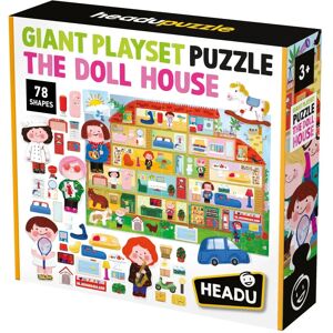 Headu - Duży puzzle o kształcie Dom lalek Ecoplay - Puzzle Headu - Duży puzzle o kształcie Dom lalek Ecoplay - Puzzle