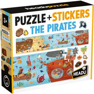 Headu - Puzzle + Stickers the Pirates - Puzzle Éducatif pour Enfants de 3 à 8 ans - Type de Puzzle - Publicité Headu - Puzzle + Stickers the Pirates - Puzzle Éducatif pour Enfants de 3 à 8 ans - Type de Puzzle - Publicité