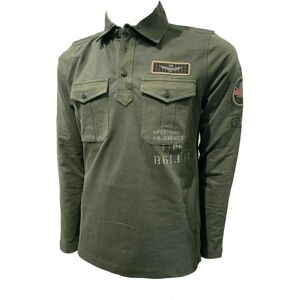Aeronautica Militare PO1720P17339295 - Skjorta - Poloshirt för män, Antarktis-Applicering, Bomullsblandning Aeronautica Militare PO1720P17339295 - Skjorta - Poloshirt för män, Antarktis-Applicering, Bomullsblandning