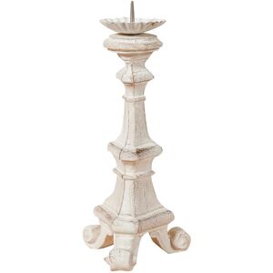 BISCOTTINI Model 29x13x13 cm - Candelabro - White distressed finish BISCOTTINI Model 29x13x13 cm - Candelabro - White distressed finish