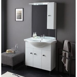 Kiamami Valentina - Modèle 85cm Meuble de Salle de Bain - Blanc Smeraldo - Publicité Kiamami Valentina - Modèle 85cm Meuble de Salle de Bain - Blanc Smeraldo - Publicité